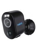 Reolink Argus Series B330 WLAN Überwachungskamera Schwarz 5MP (2880x1616), Akkubetrieb, IP65-Wetterschutz, Nachtsicht in Farbe, 