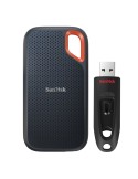 SanDisk Extreme Portable SSD V2 2TB inkl. SanDisk Ultra 32GB Bundle mit Externer Solid-State-Drive und USB-Stick