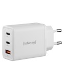 Intenso Netzteil Power Adapter W65ACC GaN, Anschlüsse: - 2x USB-C, 1x USB-A, Output: max. 65 Watt, GaN-Technologie, Weiß