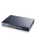 Zyxel XMG1915-18EP Smart Managed Switch 16x 2.5G Ethernet (8x PoE++, max. 180W), 2x 10G SFP+