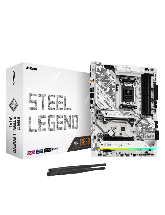ASRock B650 Steel Legend WiFi Mainboard Sockel AM5