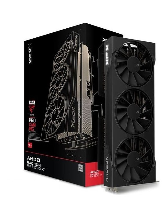 XFX Radeon RX 9070XT SWIFT Gaming 16GB - 16GB GDDR6, 1x HDMI, 3x DP