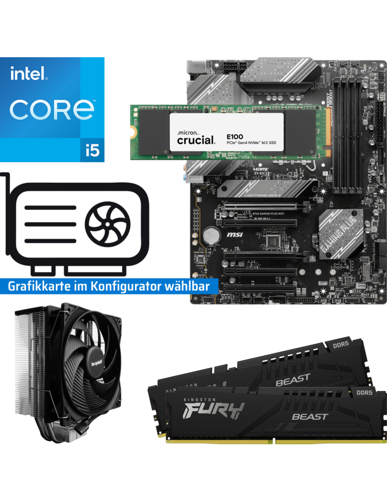 PC Aufrüstkit Entry Gaming PC IO121