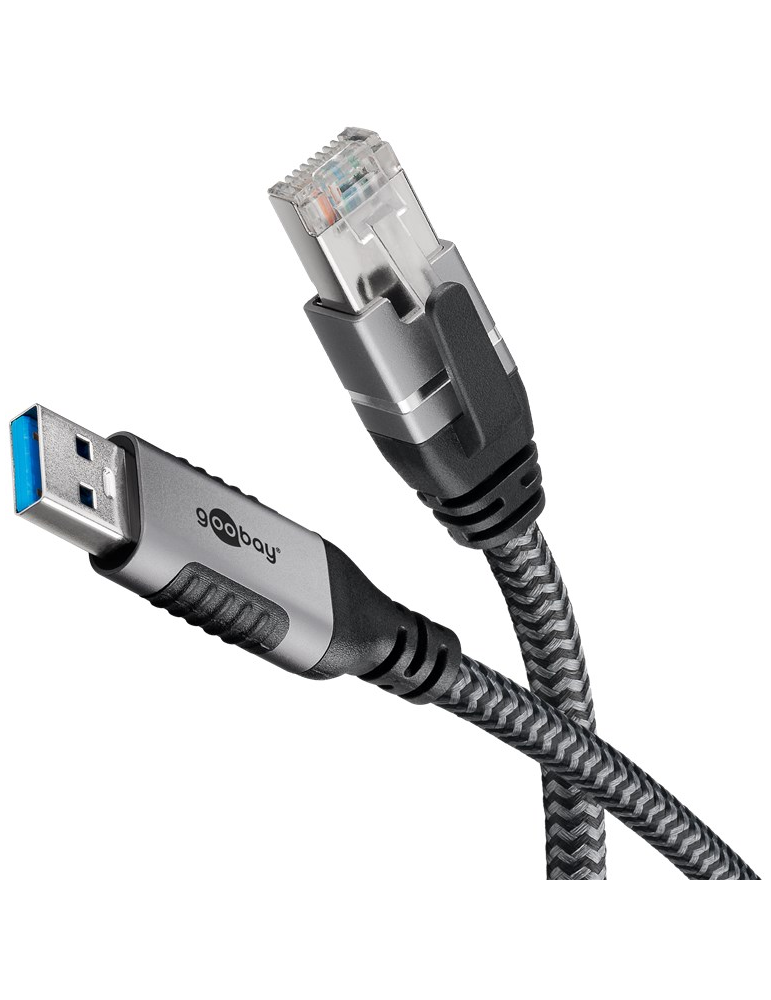 Goobay Ethernet-Kabel USB-A 3.0 auf RJ45, 10 m