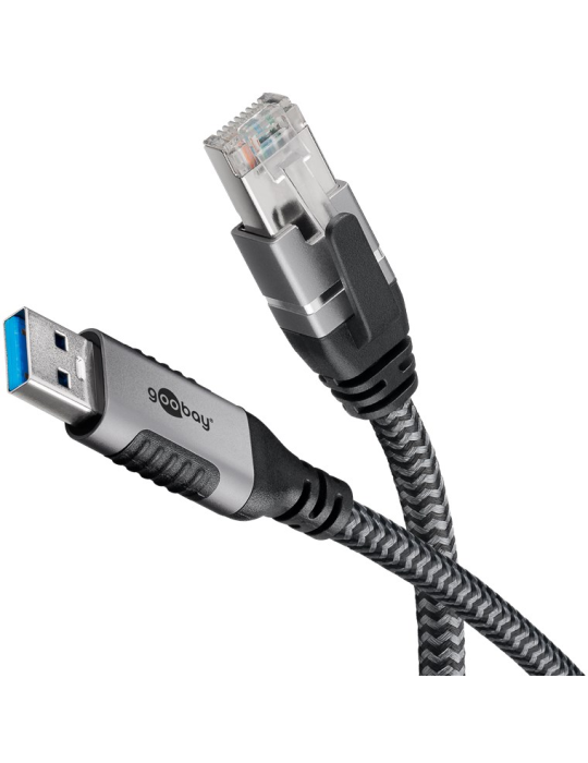 Goobay Ethernet-Kabel USB-A 3.0 auf RJ45, 10 m