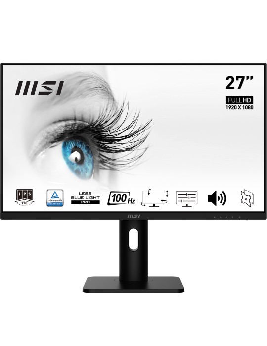 MSI PRO MP273APDE Office Monitor - IPS, 100Hz, DP, HDMI Pivot, Höhenverstellung