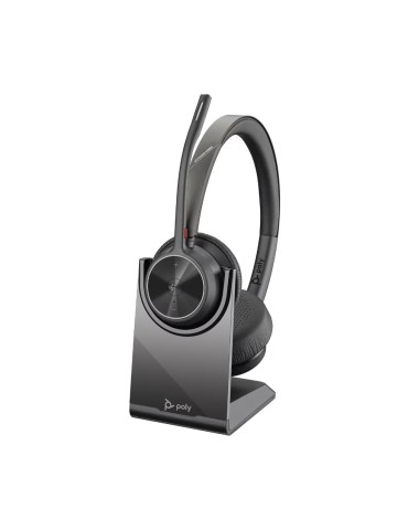 Poly Voyager 4320 Headset +BT700 dongle +Charging Stand