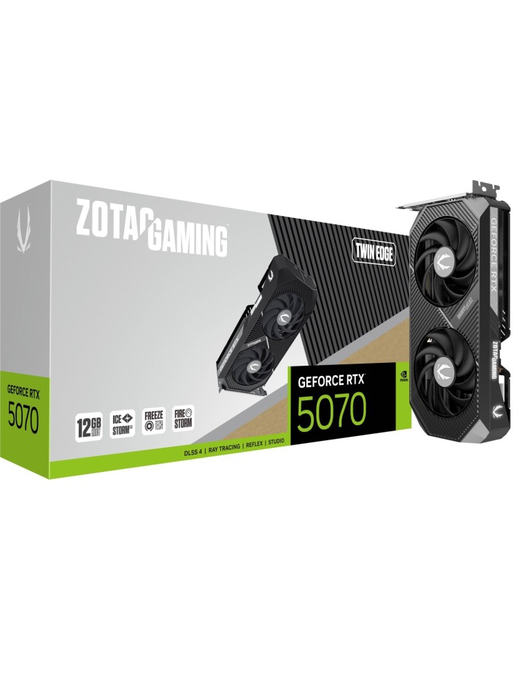 Zotac Gaming GeForce RTX 5070 Twin Edge - 12GB GDDR7, HDMI, 3x DP