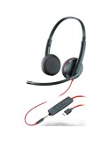 Poly Blackwire 3225 Headset, Stereo, USB-C und 3,5mm -Klinke, Unified Communication optimiert