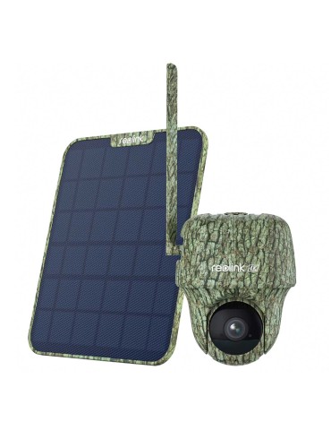 Reolink Go Series G450 4G Wildkamera mit Solar Panel 2 8MP (3840x2160), Akku-/Solarbetrieb, IP64-Wetterschutz, 360° Rundumsicht,