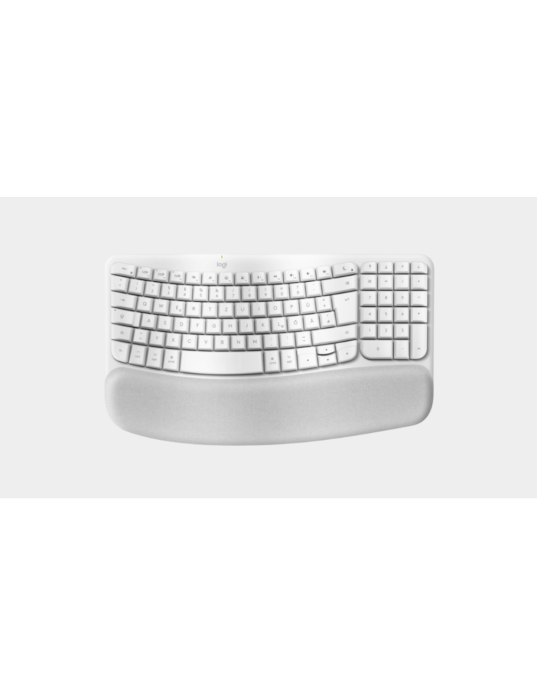Logitech Wave Keys for Mac Tastatur, Weiß