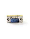 Nedis Serieller Adapter - Adapter | D-SUB 9-Pin Stecker | D-SUB 9-Pin Stecker | Vernickelt | Metall | Box
