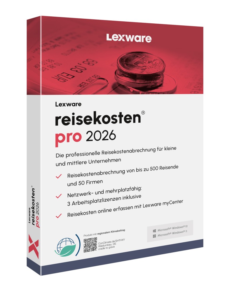 Lexware reisekosten pro 2026 - Abo