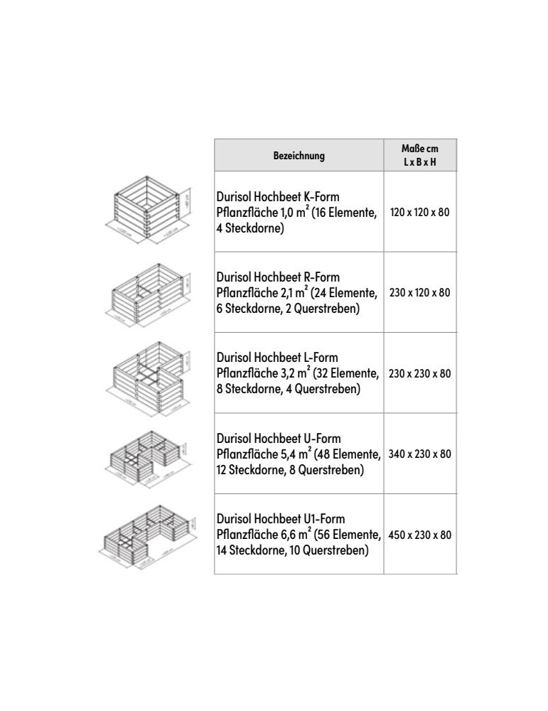 R-Form Hochbeet – Platzsparend & ergonomisch für kreative Gartenideen | Shopvola.de