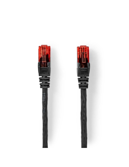 Nedis CAT6-Netzwerkkabel - RJ45 Stecker | RJ45 Stecker | U/UTP | 30.0 m | Aussenbereich | Rund | PE | Schwarz | Label