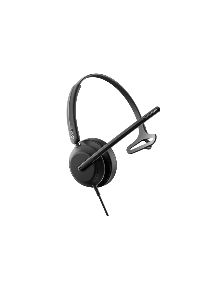 Epos IMPACT 730T, Mono-Headset, Kabelgebunden MS Teams zertifiziert, 3 digitale Mikrofone, Super-Wideband-Technologie
