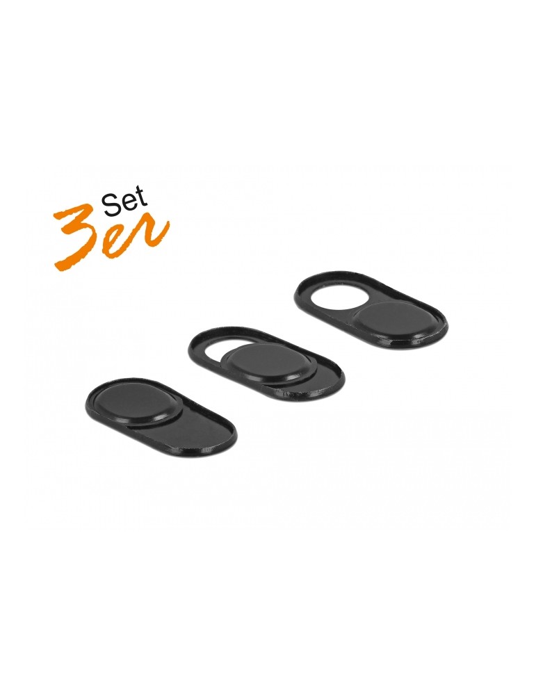 Delock Webcam-Abdeckung für Handy, Tablet, 3er Set