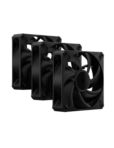 CORSAIR RS120 MAX schwarz 3er-Pack | 120mm Gehäuselüfter