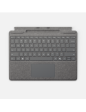 Microsoft Surface Pro Keyboard mit Stiftaufbewahrung - platin