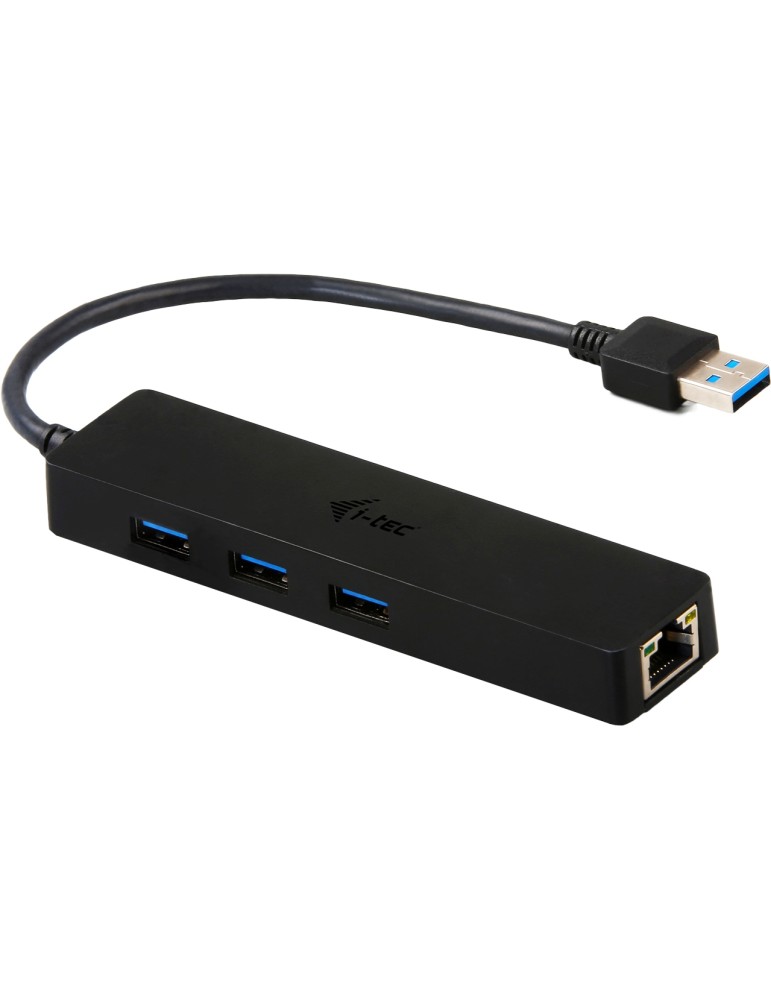 i-tec USB 3.0 Slim HUB 3 Port mit Gigabit Ethernet Adapter