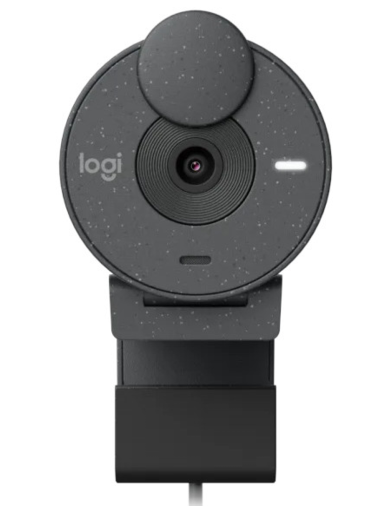 Logitech BRIO 305 Webcam, Grafit Auflösung (bis zu) 1.920 x 1.080p , Geräuschreduzierendes Mikrofon, USB Typ C-Anschluss