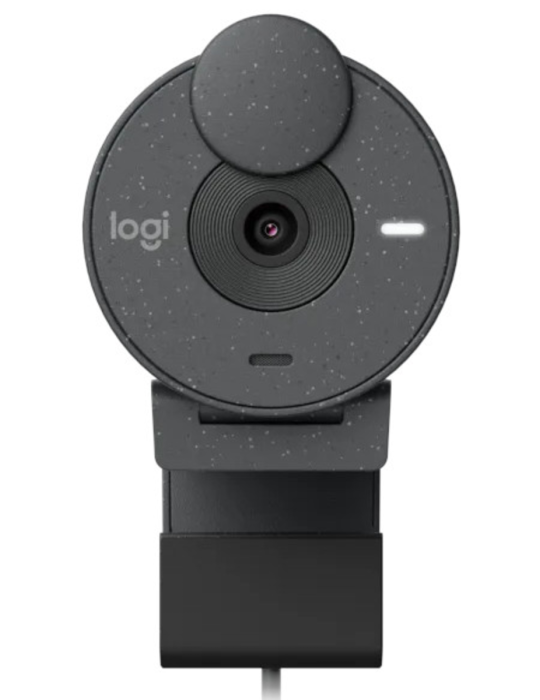 Logitech BRIO 305 Webcam, Grafit Auflösung (bis zu) 1.920 x 1.080p , Geräuschreduzierendes Mikrofon, USB Typ C-Anschluss