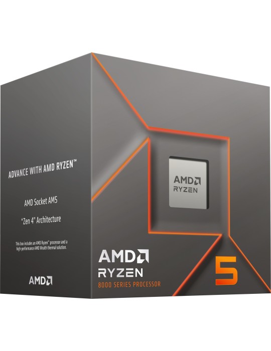 AMD Ryzen 5 8400F Prozessor - 6C/12T, 4.20-4.70GHz, boxed ohne Kühler