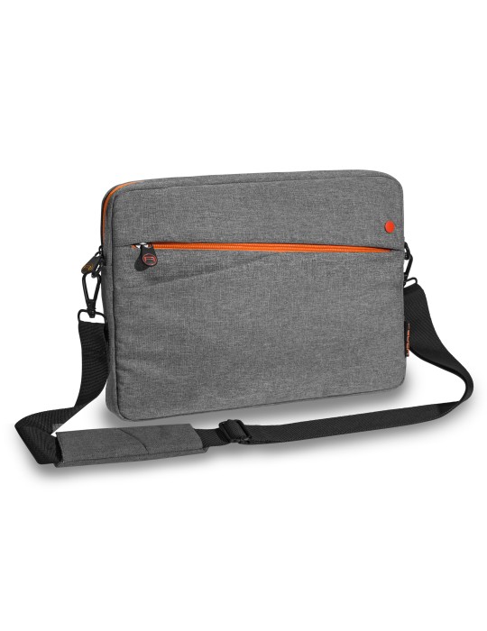 PEDEA Fashion grau/orange Tablet Tasche für Samsung X816N Galaxy Tab S9+ / Galaxy Tab S7