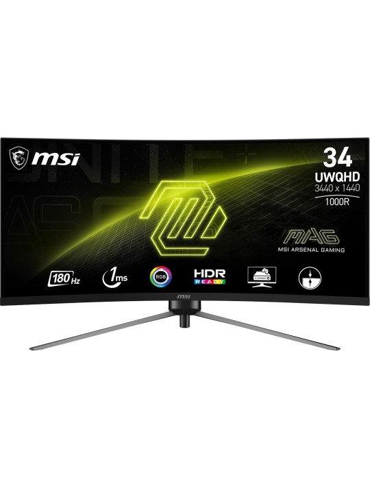 MSI MAG 345CQRDE Gaming Monitor - UWQHD, 180Hz, 1ms