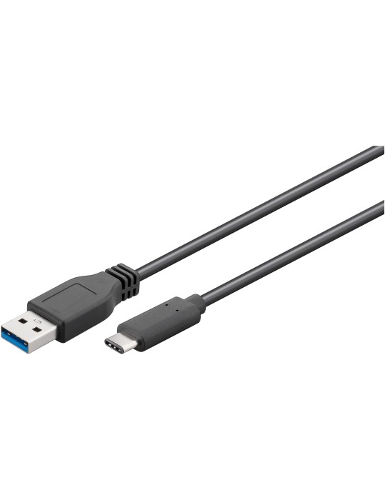 Goobay USB 3.0 SuperSpeed Kabel 3 m, USB 3.0-Stecker (Typ A)  USB-C™ Stecker [schwarz]