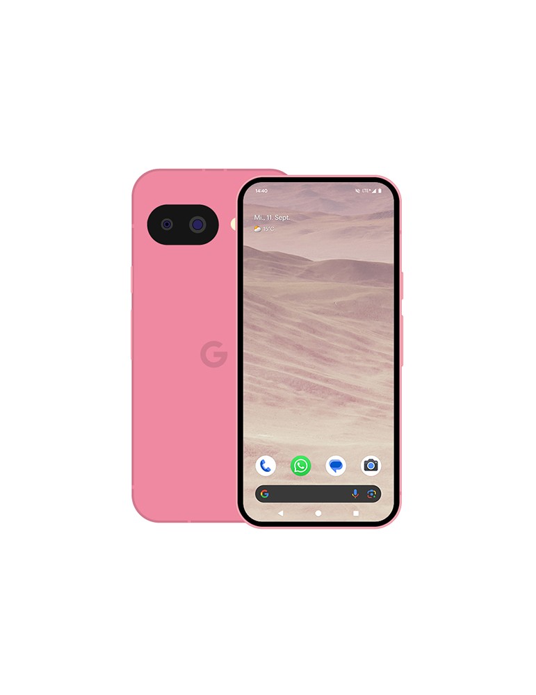Google Pixel 9a 128GB Peony 16cm (6,3") OLED Display, Android 15 / Pixel UI, 48MP Dual-Kamera