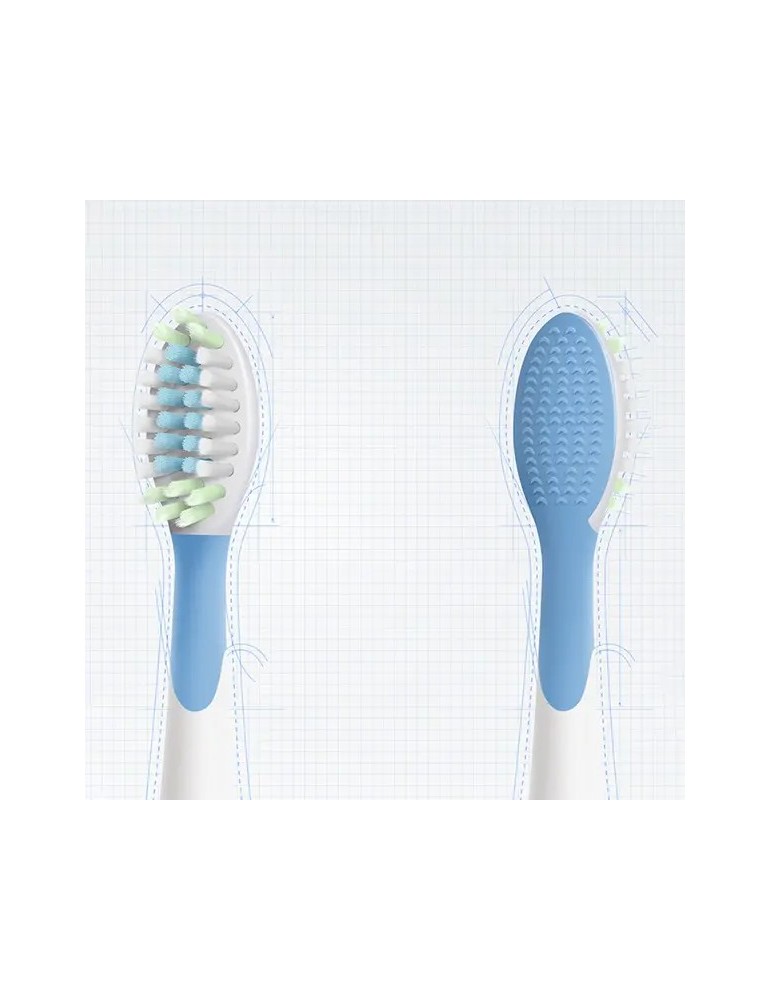 Ersatzbürstenköpfe für Glister™ Elektrische Zahnbürste mit Mehrfachwirkung