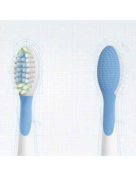 Ersatzbürstenköpfe für Glister™ Elektrische Zahnbürste mit Mehrfachwirkung