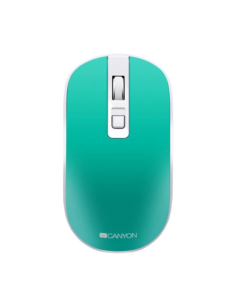 Canyon MW-18 Kabellose wiederaufladbare Maus mit geräuschlosen Tasten, Drahtlose 2,4-GHz-Verbindung über USB-Empfänger