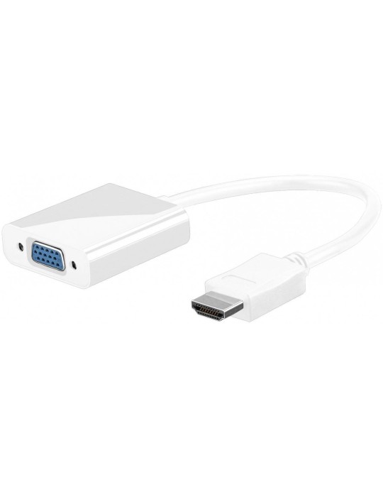 Goobay HDMI™/VGA Adapter HDMI™ Standard-Stecker (Typ A)  VGA-Buchse (15-polig)