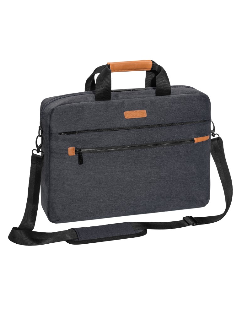 PEDEA Notebooktasche / Laptoptasche "Elegance" Pro für Notebooks bis 17,3 Zoll (43,9cm), grau