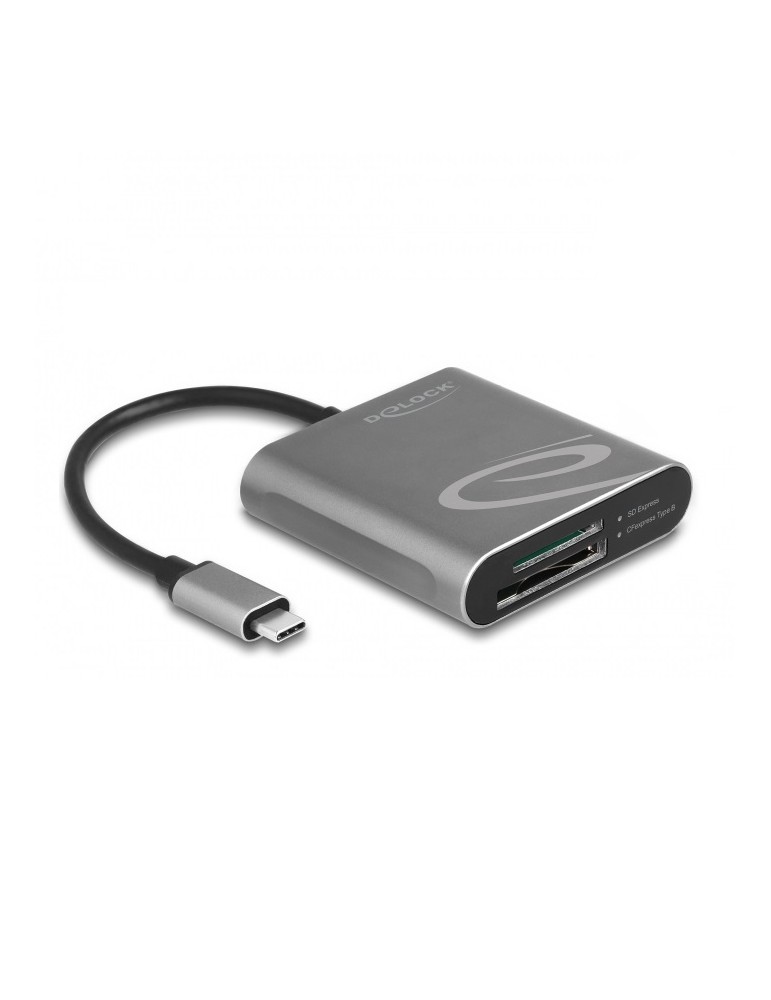 Delock USB Type-C™ Card Reader für SD Express und CFexpress Speicherkarten