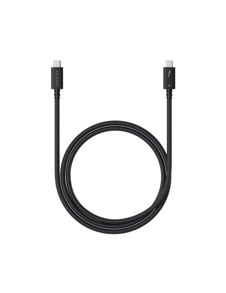 Satechi Thunderbolt 4 Pro Cable, Länge: 1 Meter Datenübertragung von bis zu 40 Gbit/s, Ladeleistung von bis zu 240W, Unterstützt