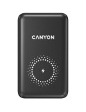 Canyon PB-1001 Power Bank mit kabelloser Ladefunktion 10.000 mAh Unterstützt Quick Charge 3.0 und PD 18 W, 10W Magsafe Wireless 