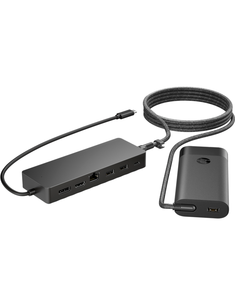 HP Universal USB-C Multiport Hub mit passenden Netzteil