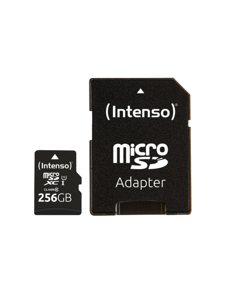 Intenso Micro SD-XC Karte 256GB UHS-I Premium mit Adapter