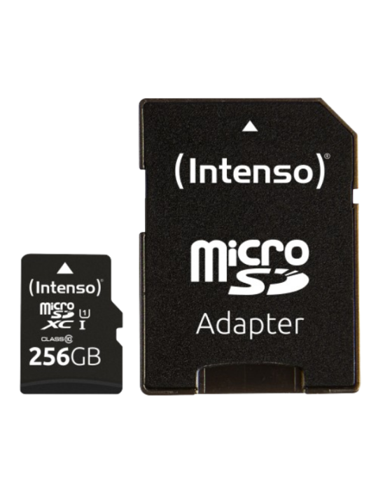 Intenso Micro SD-XC Karte 256GB UHS-I Premium mit Adapter