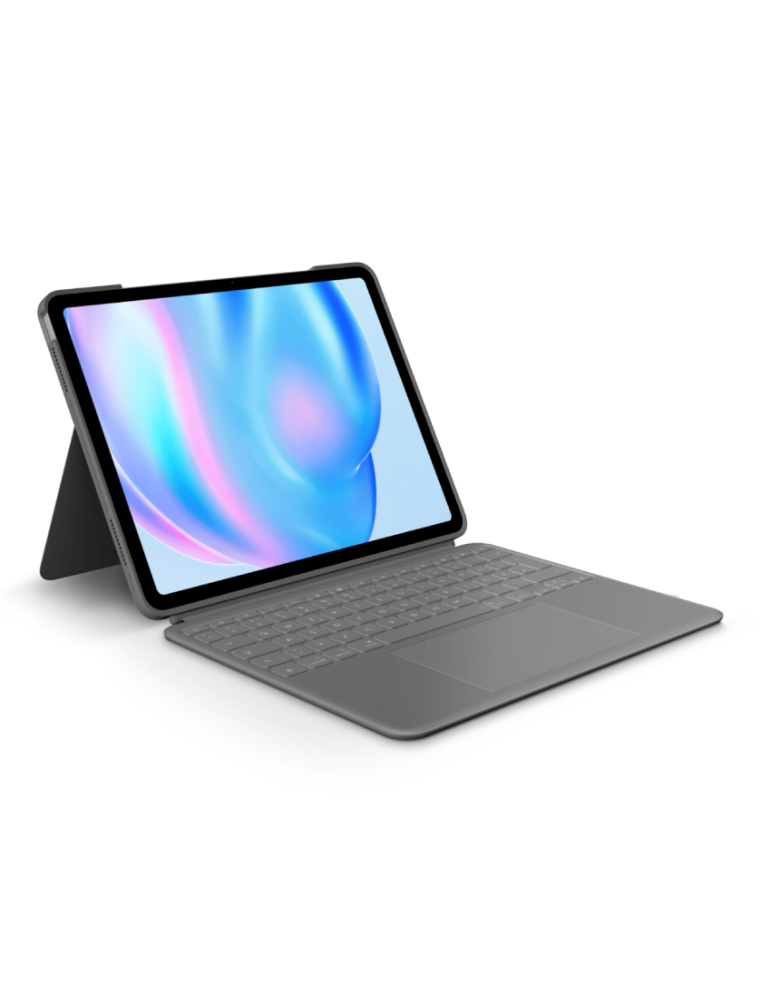 Logitech Combo Touch Tastaturhülle für iPad Air 13 (M2 und M3) Oxford Grey, DE-Layout