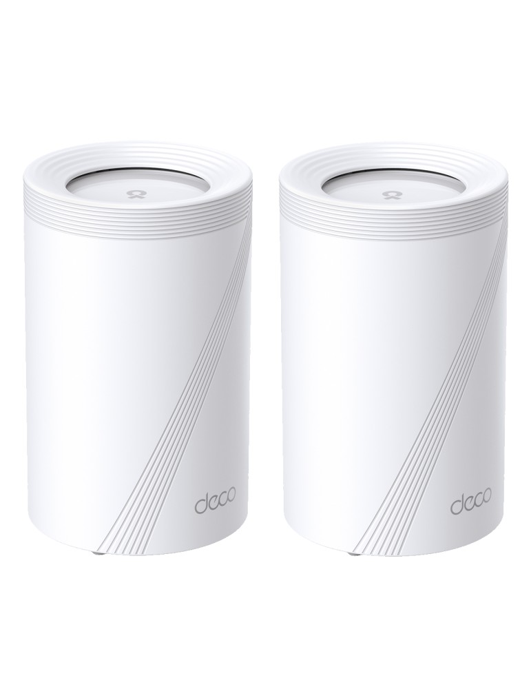 TP-Link Deco BE65 WiFi 7 Mesh System, 2er Pack BE9300 Tri-Band, 4x 2.5 GbE LAN/WAN