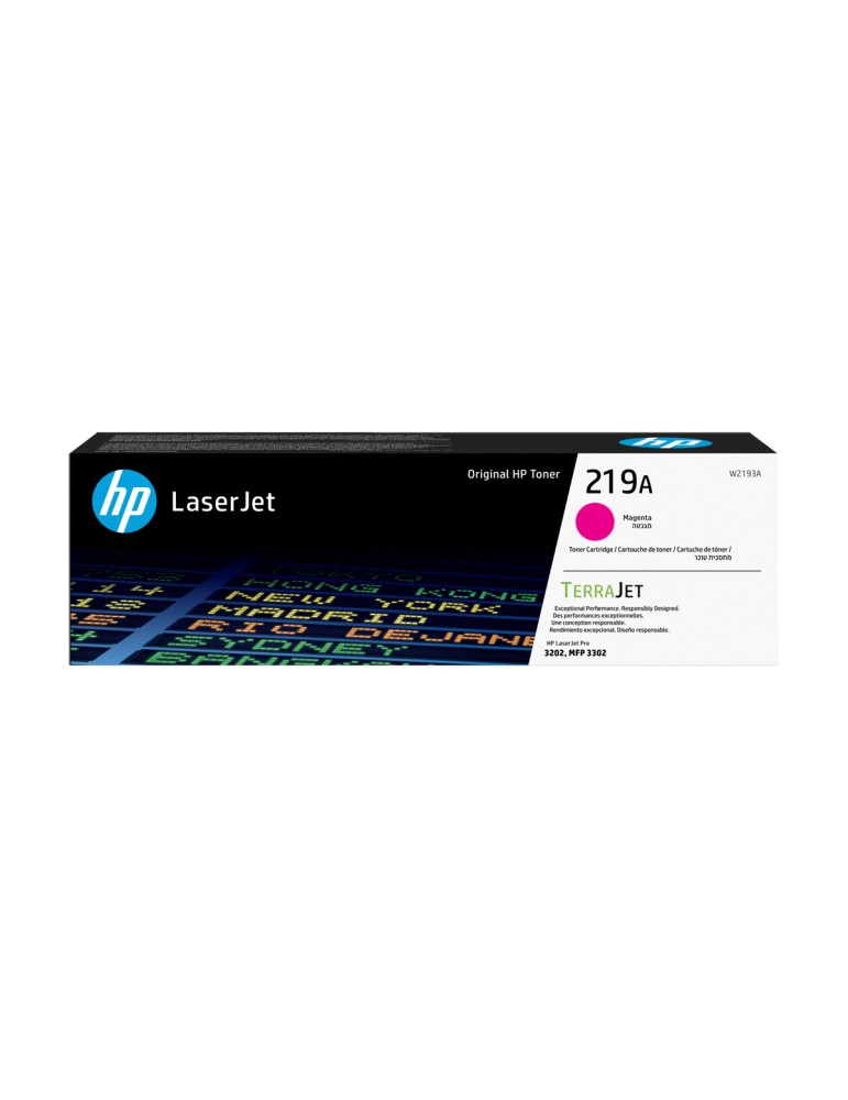 HP 219A (W2193A) Original LaserJet Tonerkartusche Magenta Kompatibilität: HP Color LaserJet Pro 3202 Modelle // HP Color LaserJe