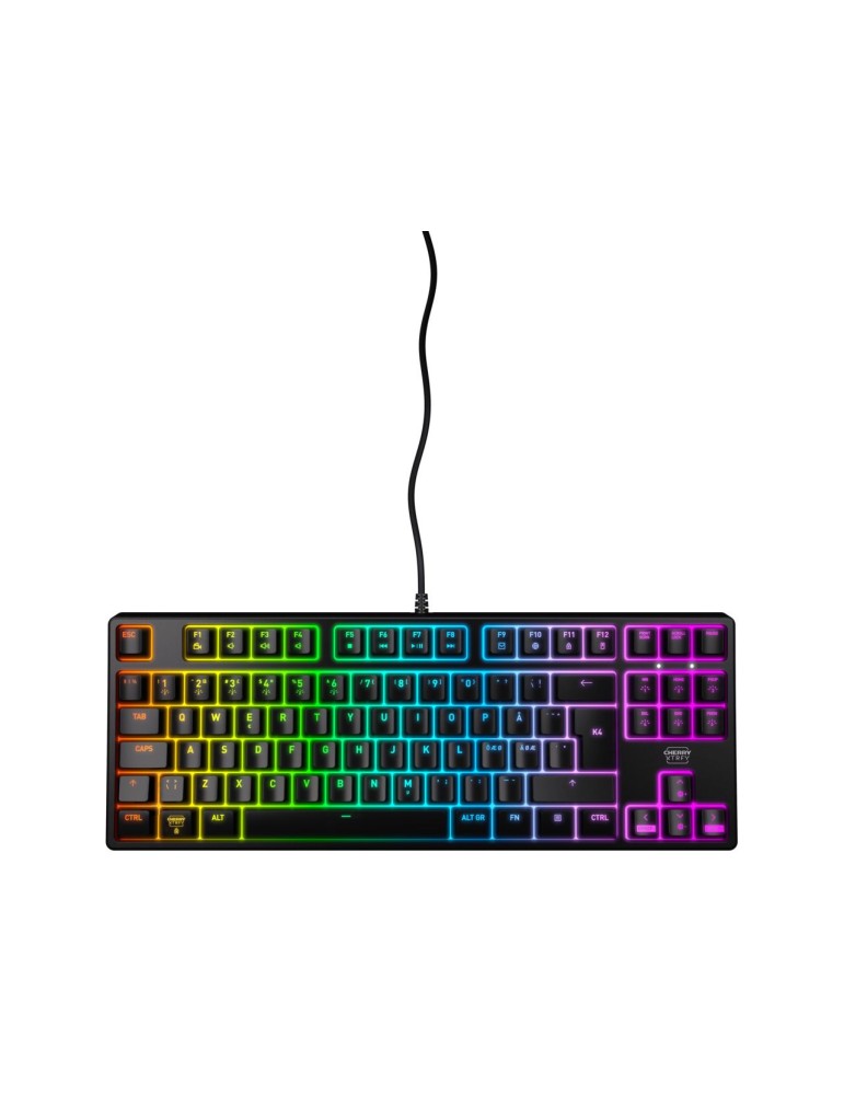 CHERRY K4V2 TKLvMechanische Gaming-Tastatur, Schwarz MX2A RED Switches, RGB-Beleuchtung, Full-N-Key-Rollover