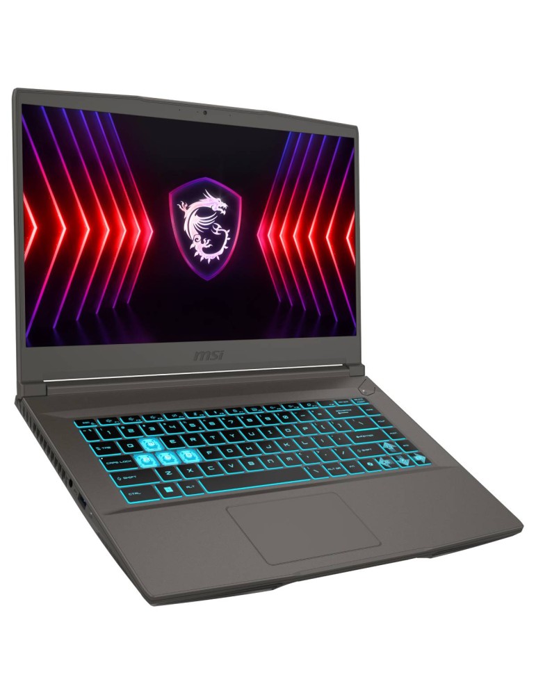 MSI Thin 15 B12VE-2448 - 15,6" FHD 144Hz Display, Intel Core i5-12450H, 16GB RAM, 512GB SSD, NVIDIA RTX 4050, FreeDOS