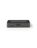 Nedis HDMI ™ Splitter | 2-Port port(s) | HDMI™ Eingang - 2x HDMI™ Ausgang | 4K@30Hz | 2.25 Gbps | ABS / PVC | Schwarz