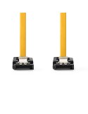 Nedis SATA Kabel | 6 Gbps | SATA 7-Pin-Buchse|SATA 7-Pin-Buchse - Vernickelt | 1.00 m | Flach | PVC | Gelb | Box