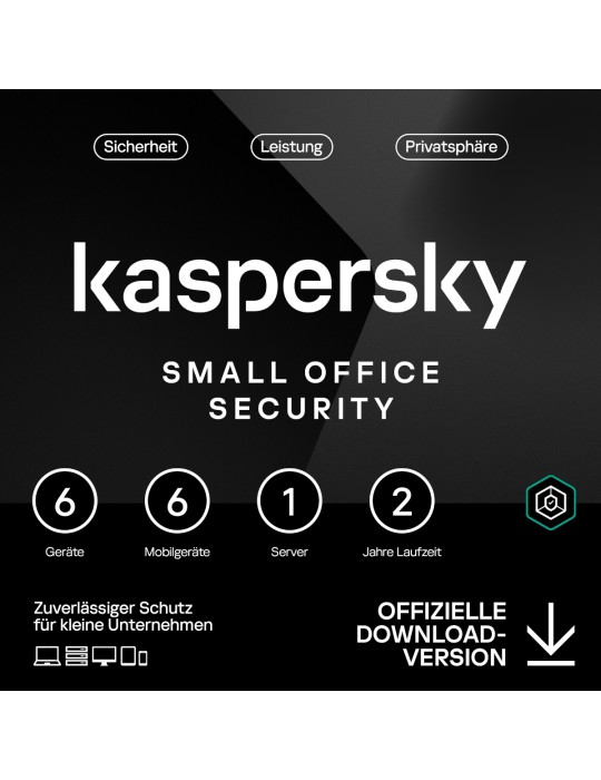 Kaspersky Small Office Security [6 Geräte - 2 Jahre] 6 Geräte + 6 Mobilgeräte + 1 Dateiserver - 2 Jahre